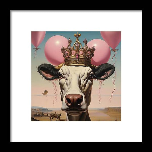 Bull Balloons - Framed Print