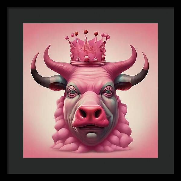 Bull Dog - Framed Print